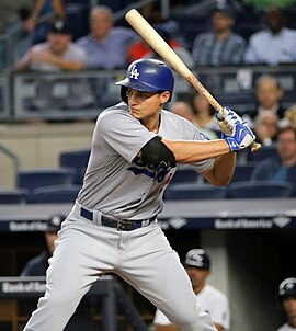 Corey Seager during game against Yankees 9-13-16 (11).jpeg