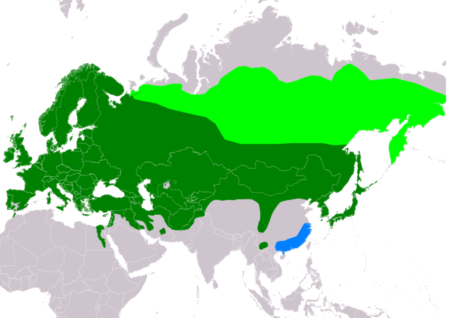 Mapa występowania