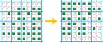 Critters transition rule