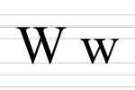 Миниатюра для Ԝ (кириллица)