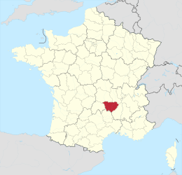Alta Loira – Localizzazione