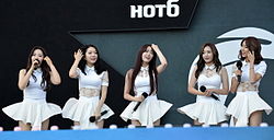 Dal Shabet at HOT6 LoL Summer 2014 Final