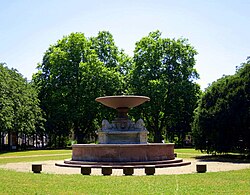 Löwenbrunnen vor der Sanierung 2015