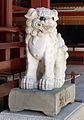 Komainu or lion-dogs at Dazaifu Tenmangu main hall 太宰府天満宮本殿にある狛犬