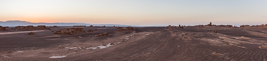 Dasht-e Loot, in English "Emptiness desert", located in the provinces of Kerman and Sistan-Baluchistan, Iran.