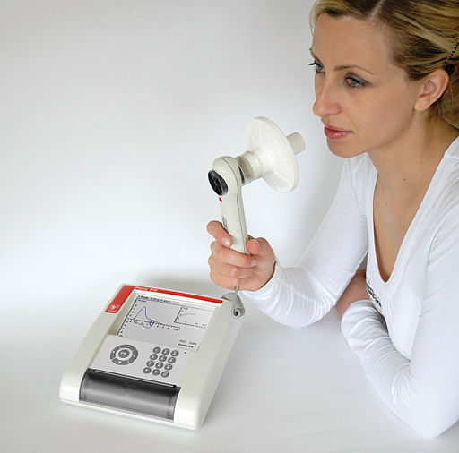 Desktop spirometer