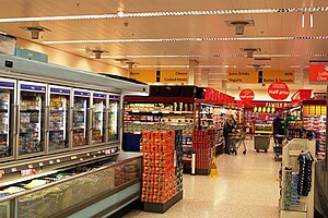 Destratification fans installed in UK Supermarket Destratification Fans in a UK Supermarket.jpg