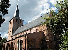 The Protestant church in Dorlisheim