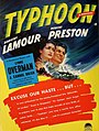 Dorothy Lamour and Robert Preston in Typhoon, 1940