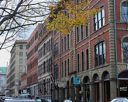 Some buildings in Downtown Portland, Maine's only (relatively) big city