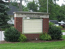 Scamahorn Park Dr. Malcolm O. Scamahorn Community Park (Pittsboro, Indiana - 2009).jpg