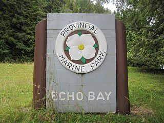 Echo Bay Marine Provincial Park Provincial Park in British Columbia, Canada