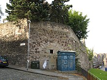 The Flodden Wall at the corner of Drummond Street and the Pleasance Edinburgh Town Walls 030.jpg