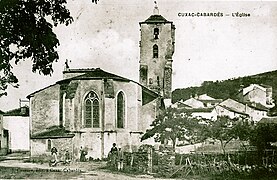 L'église vers 1915.