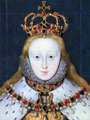   This PNG image has a thumbnail version at File: Elizabeth I in coronation robes detail.jpg. Generally, the thumbnail version should be used when displaying the file from Commons, in order to reduce the file size of thumbnail images. Any edits to the image should be based on this PNG version in order to prevent generational loss, and both versions should be updated. See here for more information. العربية ∙ Deutsch ∙ English ∙ français ∙ português ∙ suomi ∙ македонски ∙ русский ∙ മലയാളം ∙ +/− Queen Elizabeth I by unknown artist, circa 1600. Detail of National Portrait Gallery: NPG 5175 .