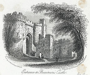Entrance to Beaumaris Castle