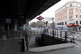 Entrada da estação.