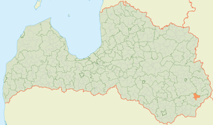 Эзерниекская волость на карте