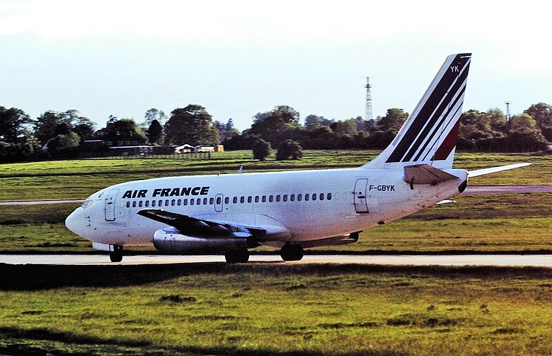 File:F-GBYK B737 Air France BHX 10-06-86 (24107182595).jpg