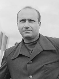 Juan Manuel Fangio, professional racing driver.