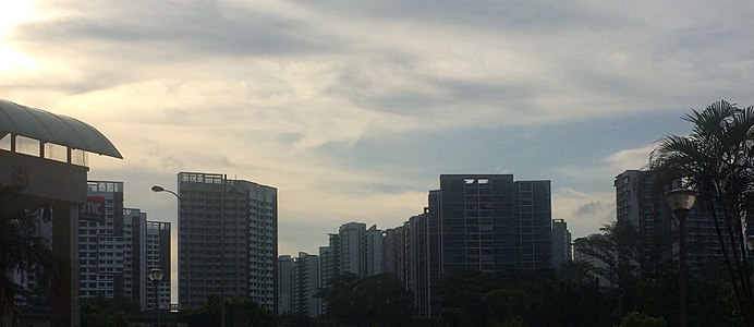 Picture of Fernvale, Singapore. The buildings are the subject and parts of Anchorvale Vista are at the foreground.