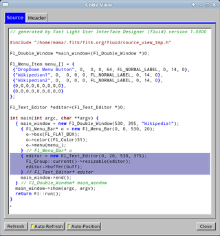 <span class="mw-page-title-main">FLUID</span> Graphical editor and GUI builder