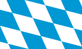 Flag of Bavaria, Germany (lozengy variant)