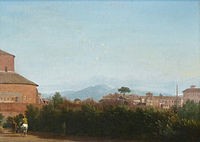 Римский пейзаж. Ок. 1655. Холст, масло. Музей изобразительного искусства, Страсбург