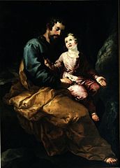 San José y el Niño Jesús, de Francisco de Herrera el Viejo.