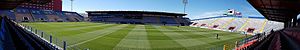 The interior of the Estadio Francisco de la Hera (March 2017)