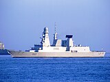 French Destroyer Chevalier Paul provided naval gun support