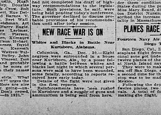 <span class="mw-page-title-main">Hurtsboro race riot</span> 1920 conflict in Hurtsboro, Alabama, US