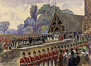 Funeral of Canadian volunteers killed at Ridgeway in the Fenian Invasion (St