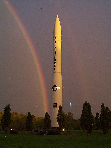 Minuteman III missile at GFAFB entrance