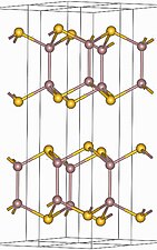 GaSe crystal structure