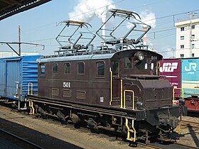 デキカ20形と同型の岳南鉄道ED50形 （元上田温泉電軌デロ301）