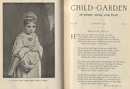 Child-garden of story, song and play, jan. 1901