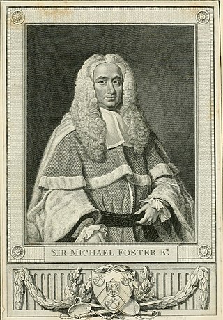 <span class="mw-page-title-main">Michael Foster (English judge)</span>