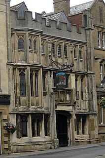 George Hotel and Pilgrims Inn, Glastonbury Late medieval courtyard inn in Glastonbury, England