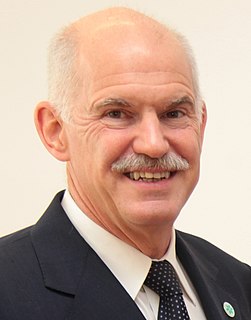 George Papandreou Greek politician, president of the Socialist International