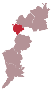 Map of the judicial district of Mattersburg (Croatian: Matrštof)