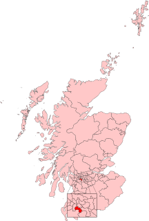 Glasgow South is a burgh constituency of the House of Commons of the Parliament of the United Kingdom (Westminster). It elects one Member of Parliament (MP) by the first past the post system of election.