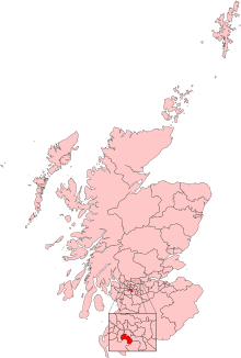 Kaart van het kiesdistrict