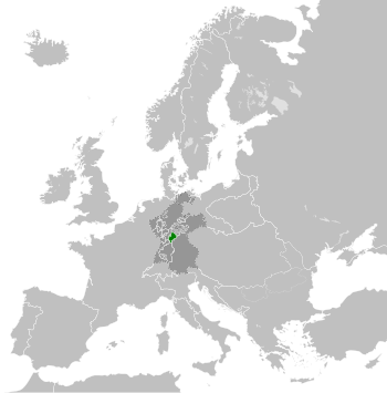 The Grand Duchy of Würzburg in 1812