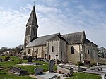 Guéron (14), Igreja de St Germain, fachada sul.JPG