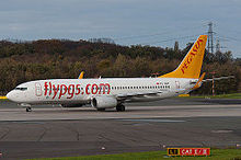 Boeing 737-800 Pegasus Airlines в Дюссельдорфе