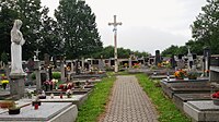 Čeština: Hřbitov v Paračově, okres Strakonice. English: Cemetery in the village of Paračov, Strakonice District, South Bohemian Region, Czechia.