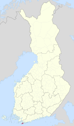 Location o Hanko in Finland
