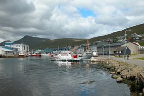 Harbour of Runavík, Faroe Islands.JPG
