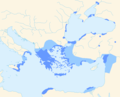 Koine Greek area (300 BC-600 AD).